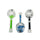 Sense Glass - Handpipe With Freezable Glass Beads - Assorted - Price Per Piece