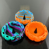 Ashtray 35mm - Pumpkin Silicone - Assorted - 3 Per Pack