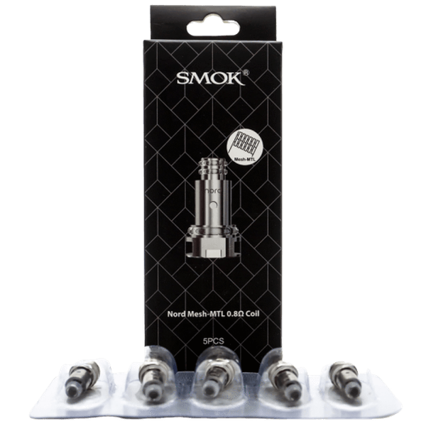 Smok Nord Mesh Mtl 0.8 Ohm Replacement Coil - Pack Of 5
