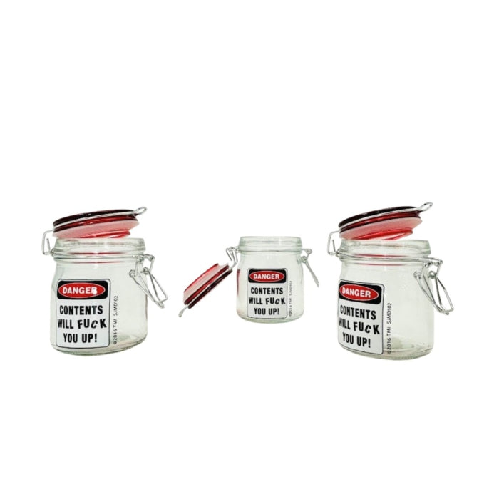 Stash Jar Glass - 5oz - Medium - 3 Jars Per Pack