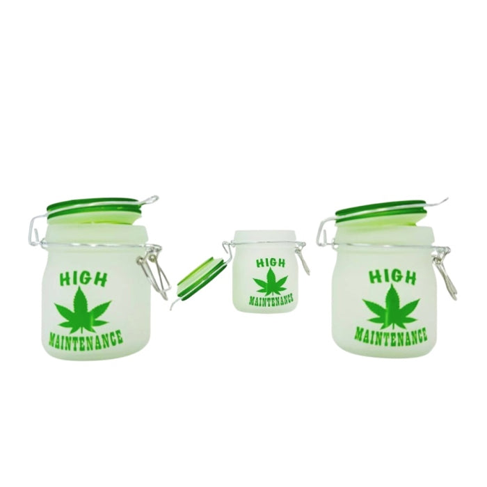 Stash Jar Glass - 5oz - Medium - 3 Jars Per Pack