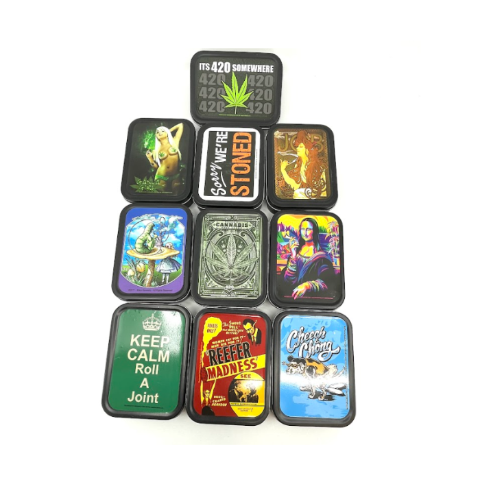 Stash Tin - Large Stash Tin Box