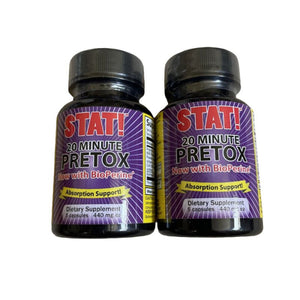 Stat - 20 Minute Pretox - 5 Capsules Per Bottle - 440mg