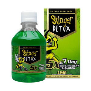 Stinger Detox - 5x 7 Day Extra Strength Permanent - Lime