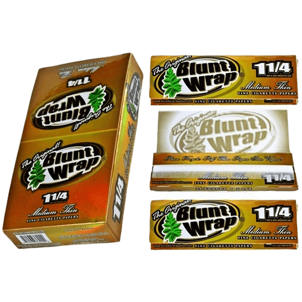 The Original Blunt Wrap Rolling Paper 1 1/4 Size - 24 In Box