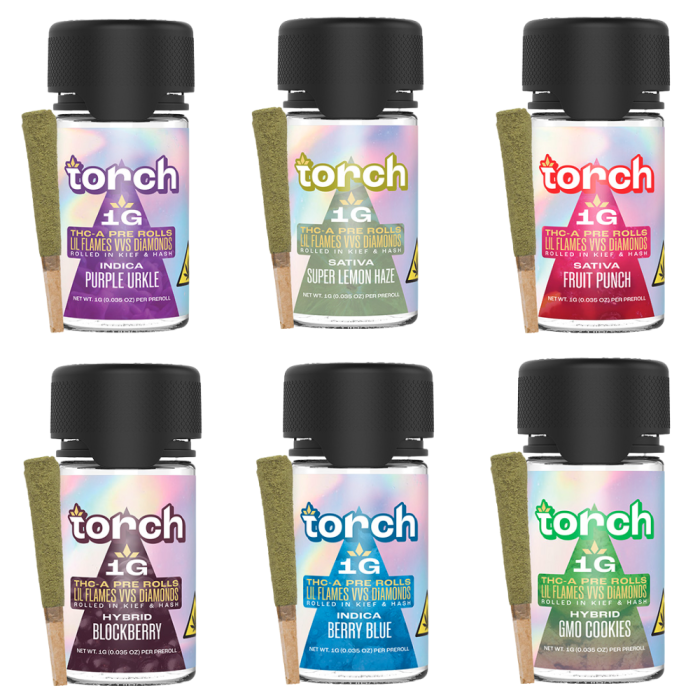 TORCH LIL FLAMES VVS Diamond THC-A 1g PreRoll