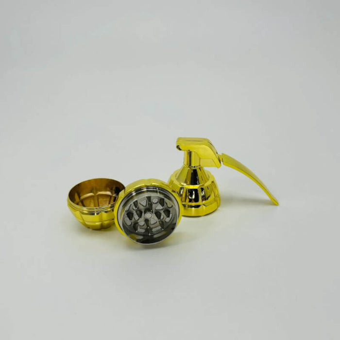 Tuff Shredder Grinder Grenade - 40mm - 3 Parts - Gold-Rose Gold -TS1025
