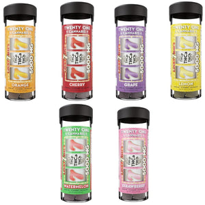 TWENTY ONE LUCKY 7 Blend D8/9+THC-A/H/P+HHC-P 5000mg Gummies 12/Jar