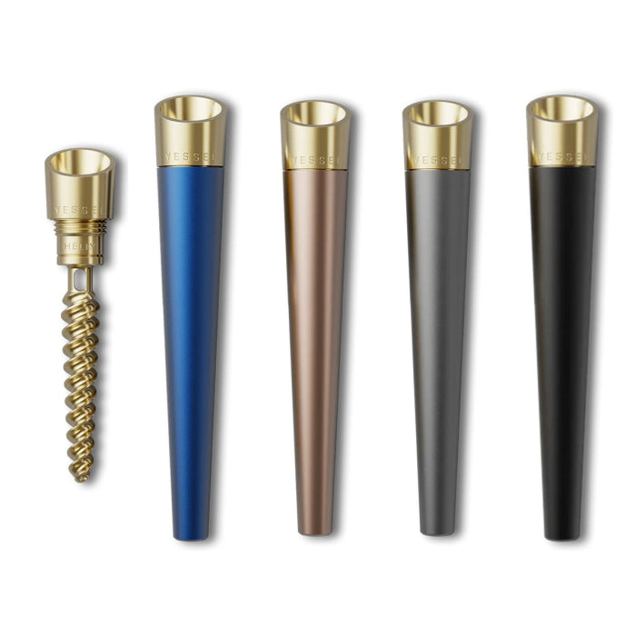 Vessel Cone - Brass Chillum