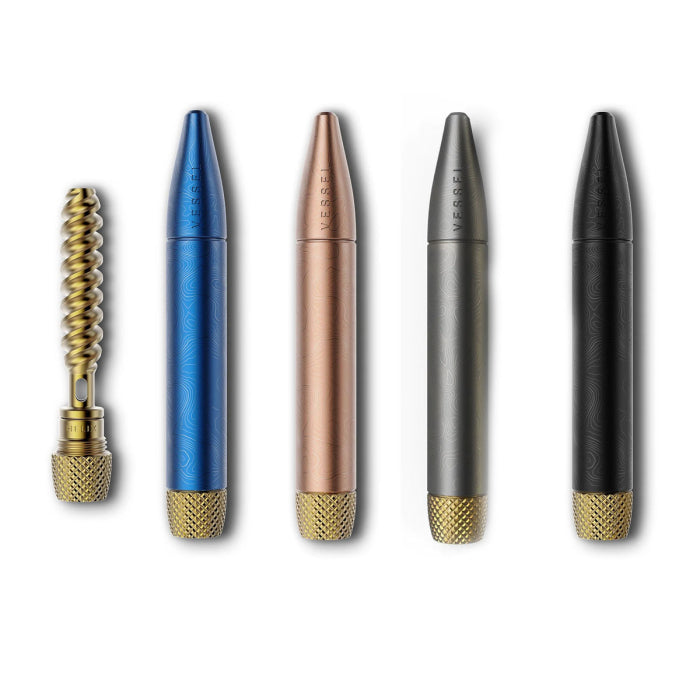 Vessel Helix - Brass Chillum