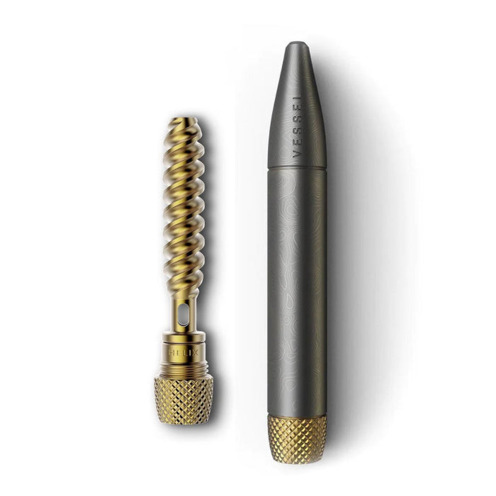 Vessel Helix - Brass Chillum