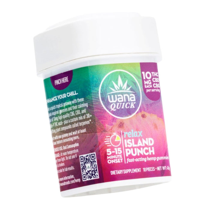 WANA QUICK Hemp Gummies THC+CBD+CBG 100mg