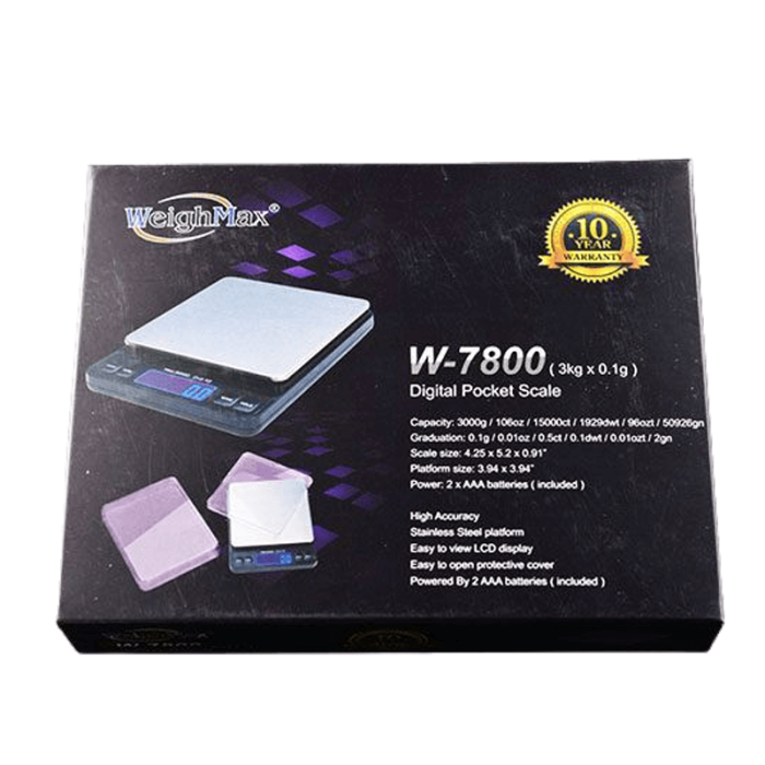 Weighmax Scale - W-7800 - 3kgx0.1g
