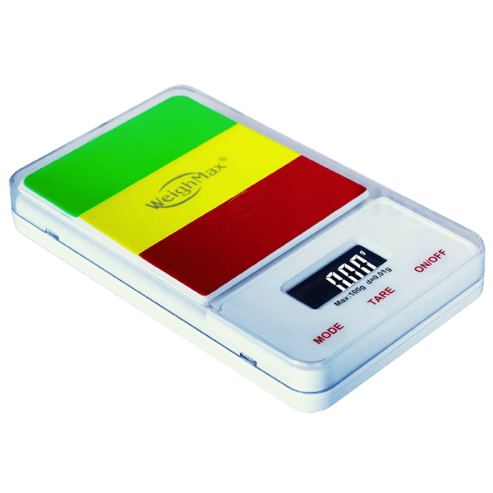Weighmax Ra100 Digital Pocket Scale, 100 By 0.01 G, Rasta Color