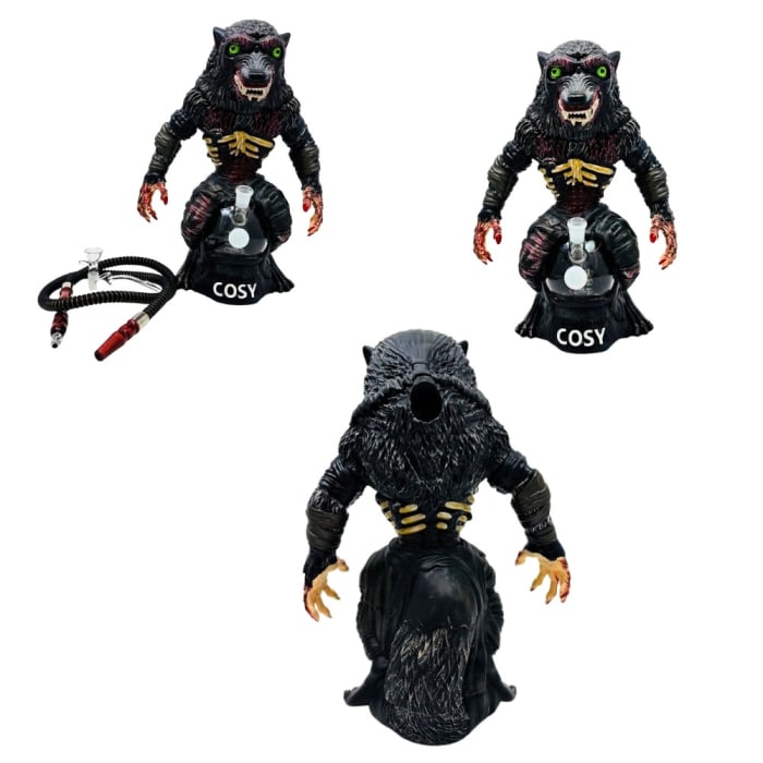 WPYHS136 COSY WATERPIPE+HOOKAH LUNAR WOLF (CY021)